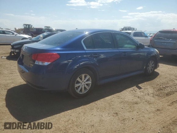 2010 Subaru Legacy Premium All-Weather Anniversary with VIN 4S3BMBG65A3232595, listed as a Copart auction lot 62790665 with 159,765 mi miles and Salvage title. Bid and sale history available at DreamBid. Image 3.