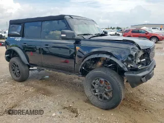 2021 Ford Bronco с VIN 1FMEE5DP8MLB02805, выставлен на аукционе Copart как лот 65928745 с пробегом 52 200 миль миль и Списание • Salvage title. История ставок и продаж доступна на DreamBid. Изображение 4.