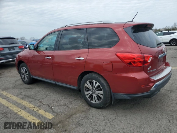 2017 Nissan Pathfinder SL with VIN 5N1DR2MM1HC609569, listed as a Copart auction lot 53081315 with 100,912 mi miles and Salvage Title. Bid and sale history available at carsss.com. Image 2.