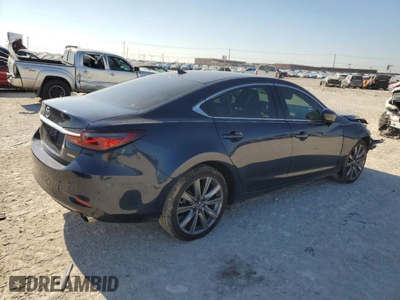 2019 Mazda 6 Grand Touring with VIN JM1GL1TY8K1503334, listed as a Copart auction lot 82921814 with 71,956 mi miles and Salvage Title. Bid and sale history available at carsss.com. Image 3.
