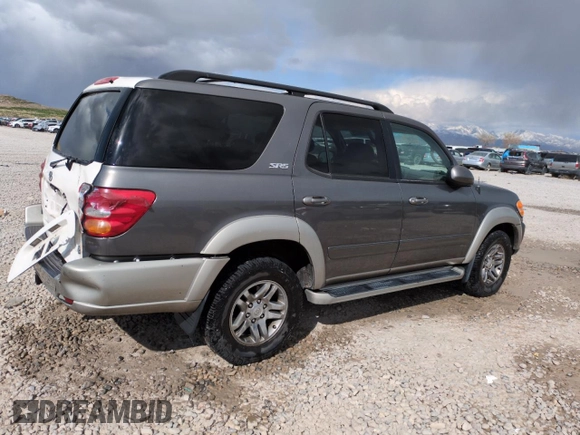 2003 Toyota Sequoia SR5 with VIN 5TDZT34A33S155761, listed as a Copart auction lot 52153775 with 170,157 mi miles and Salvage Title. Bid and sale history available at carsss.com. Image 3.