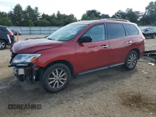 2016 Nissan Pathfinder S with VIN 5N1AR2MN3GC647301, listed as a Copart auction lot 62766365 with 99,691 mi miles and Salvage title. Bid and sale history available at DreamBid. Image 1.