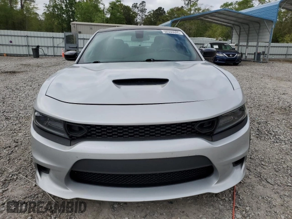 2019 Dodge Charger R/T with VIN 2C3CDXCT3KH721495, listed as a Copart auction lot 52066695 with 61,666 mi miles and Salvage Title. Bid and sale history available at DreamBid. Image 5.