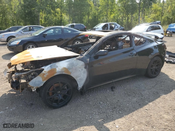 2011 Hyundai Genesis Coupe with VIN KMHHT6KD0BU062812, listed as a Copart auction lot 66481984 with 0 mi miles and Non Repairable. Bid and sale history available at carsss.com. Image 1.