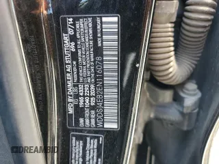 2014 Mercedes-Benz CLA 250 with VIN WDDSJ4EB2EN116078, listed as a Copart auction lot 60149905 with 184,874 mi miles and Salvage title. Bid and sale history available at DreamBid. Image 12.
