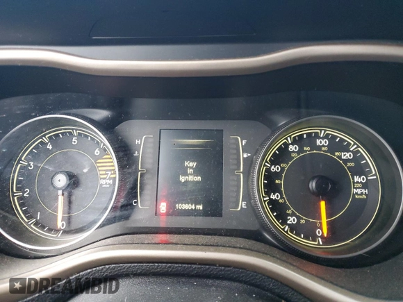 2016 Jeep Cherokee 75th Anniversary with VIN 1C4PJMCB7GW218945, listed as a Copart auction lot 41628885 with 103,604 mi miles and Salvage Title. Bid and sale history available at carsss.com. Image 9.