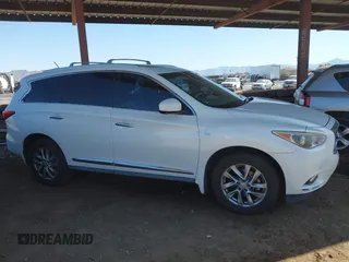 2014 Infiniti QX60 with VIN 5N1AL0MM1EC539530, listed as a IAAI auction lot 42549976 with 167,654 mi miles and . Bid and sale history available at DreamBid. Image 13.
