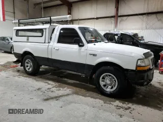 2000 Ford Ranger XL with VIN 1FTYR10V4YPB08912, listed as a Copart auction lot 45122695 with 260,093 mi miles and Salvage Title. Bid and sale history available at carsss.com. Image 4.