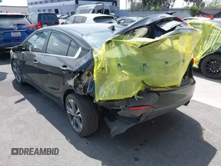 2015 Kia Forte EX with VIN KNAFZ4A81F5336163, listed as a IAAI auction lot 42024955 with 1 mi miles. Bid and sale history available at carsss.com. Image 3.