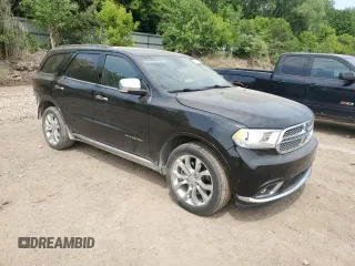 2018 Dodge Durango Citadel Anodized Platinum with VIN 1C4SDJET7JC328067, listed as a Copart auction lot 60412275 with 106,683 mi miles and Clean title. Bid and sale history available at DreamBid. Image 4.