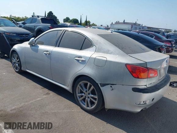 2007 Lexus IS 250 with VIN JTHBK262875038949, listed as a IAAI auction lot 42736588 with 131,160 mi miles and . Bid and sale history available at DreamBid. Image 3.