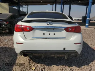 2015 Infiniti Q50 Premium with VIN JN1BV7ARXFM396992, listed as a Copart auction lot 71112754 with Not Provided miles and Salvage Title. Bid and sale history available at DreamBid. Image 6.