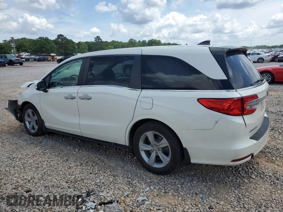 2019 Honda Odyssey EX-L z VIN 5FNRL6H75KB003287, wystawiony jako Copart lot #54917985 z przebiegiem 156 750 mil mil oraz Szkoda całkowita • Salvage title. Historia ofert i sprzedaży dostępna na DreamBid. Obrazek 2.