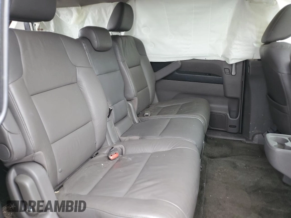 2013 Honda Odyssey EX-L with VIN 5FNRL5H69DB031498, listed as a Copart auction lot 55459745 with 129,773 mi miles and Salvage title. Bid and sale history available at DreamBid. Image 11.