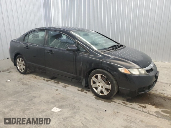 2010 Honda Civic LX with VIN 2HGFA1F53AH557158, listed as a Copart auction lot 53156285 with 139,598 mi miles and Clean Title. Bid and sale history available at DreamBid. Image 4.