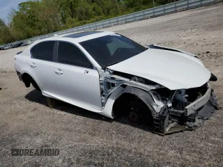 2016 Lexus GS F F with VIN JTHBP1BL0GA001833, listed as a Copart auction lot 51802464 with Not Provided miles and Salvage Title. Bid and sale history available at DreamBid. Image 4.
