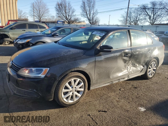 2012 Volkswagen Jetta Sedan SE w/Convenience & Sunroof PZEV with VIN 3VWBP7AJ3CM121673, listed as a Copart auction lot 42629585 with 162,138 mi miles and Salvage Title. Bid and sale history available at carsss.com. Image 1.