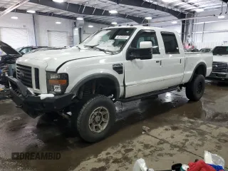 2008 Ford F-250 XL z VIN 1FTSW21R28EC67476, wystawiony jako Copart lot #46168555 z przebiegiem 258 539 mil mil oraz Szkoda całkowita • Salvage title. Historia ofert i sprzedaży dostępna na DreamBid. Obrazek 1.