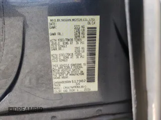 2014 Nissan Titan SV with VIN 1N6BA0ED0EN517002, listed as a Copart auction lot 57885435 with 139,910 mi miles and Salvage title. Bid and sale history available at DreamBid. Image 12.