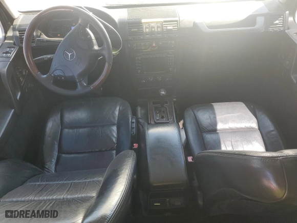 2005 Mercedes-Benz G-Class with VIN WDCYR49E75X160903, listed as a Copart auction lot 69366754 with 261,399 mi miles and Salvage Title. Bid and sale history available at carsss.com. Image 8.