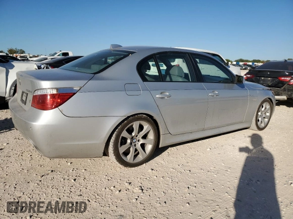 2007 BMW 5 Series 550i with VIN WBANB535X7CP05348, listed as a Copart auction lot 80803994 with Not Provided miles and Salvage Title. Bid and sale history available at DreamBid. Image 3.