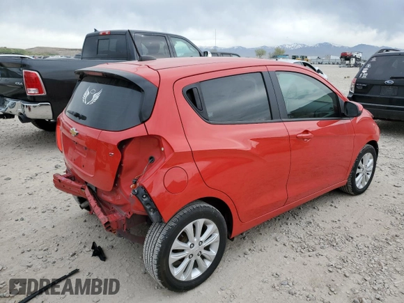 2017 Chevrolet Spark LT with VIN KL8CD6SA9HC748789, listed as a Copart auction lot 53385625 with 40,084 mi miles and Salvage Title. Bid and sale history available at DreamBid. Image 3.