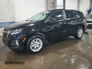 2023 Chevrolet Equinox LT with VIN 3GNAXUEG4PL107537, listed as a Copart auction lot 52333615 with 46,824 mi miles and Salvage Title. Bid and sale history available at DreamBid. Image 1.