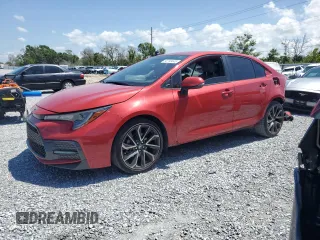 2020 Toyota Corolla SE with VIN JTDS4RCE0LJ043311, listed as a Copart auction lot 50749445 with 165,165 mi miles and Non Repairable. Bid and sale history available at carsss.com. Image 1.