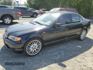 2002 BMW 3 Series 330i with VIN WBAEV53442KM23333, listed as a Copart auction lot 59814885 with 159,942 mi miles and Salvage title. Bid and sale history available at DreamBid. Image 1.