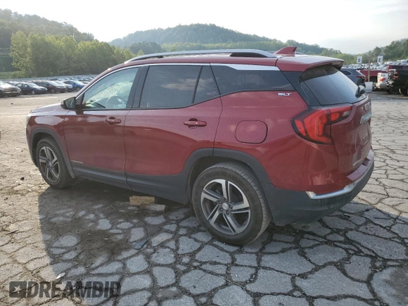 2020 GMC Terrain SLT with VIN 3GKALVEVXLL246773, listed as a Copart auction lot 67335694 with 97,127 mi miles and Salvage title. Bid and sale history available at DreamBid. Image 2.