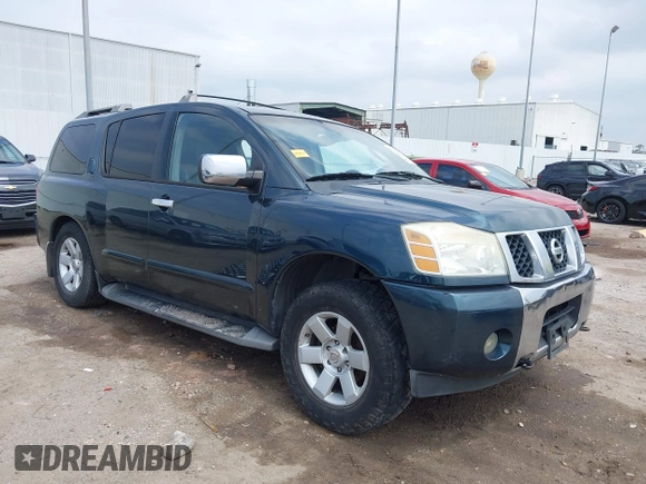 2004 Nissan Armada LE z VIN 5N1AA08B44N711907, wystawiony jako IAAI lot #41908979 z przebiegiem 239 632 mil mil oraz . Historia ofert i sprzedaży dostępna na DreamBid. Obrazek 1.