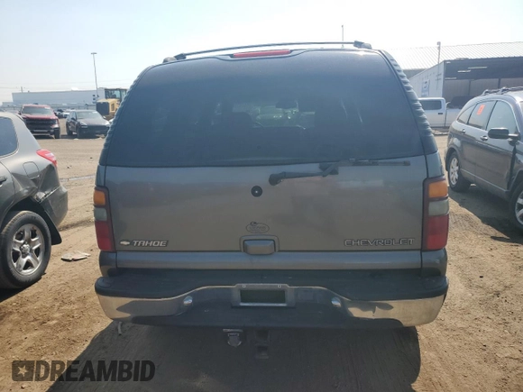 2002 Chevrolet Tahoe LT with VIN 1GNEK13Z12R129080, listed as a Copart auction lot 65446334 with 339,777 mi miles and Salvage Title. Bid and sale history available at carsss.com. Image 6.