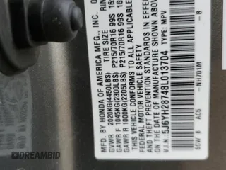 2008 Honda Element EX with VIN 5J6YH28748L013704, listed as a Copart auction lot 53679915 with 130,238 mi miles and Salvage Title. Bid and sale history available at DreamBid. Image 16.