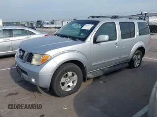 2006 Nissan Pathfinder SE with VIN 5N1AR18W36C614259, listed as a IAAI auction lot 42640344 with 127,300 mi miles and . Bid and sale history available at DreamBid. Image 2.