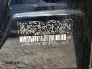 2016 Lexus IS 200t с VIN JTHBA1D23G5024652, выставлен на аукционе Copart как лот 61090275 с пробегом 149 324 миль миль и Списание • Salvage title. История ставок и продаж доступна на DreamBid. Изображение 12.