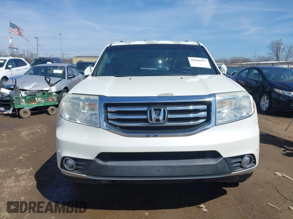 2013 Honda Pilot Touring with VIN 5FNYF3H9XDB006353, listed as a IAAI auction lot 41826557 with 174,552 mi miles and . Bid and sale history available at DreamBid. Image 13.