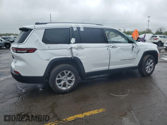 2023 Jeep Grand Cherokee Limited z VIN 1C4RJKBG4P8843060, wystawiony jako Copart lot #55477985 z przebiegiem Nie podano mil oraz Nie do naprawy • Non repairable. Historia ofert i sprzedaży dostępna na DreamBid. Obrazek 3.