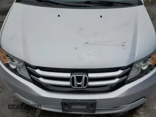 2014 Honda Odyssey EX-L with VIN 5FNRL5H69EB063028, listed as a Copart auction lot 43431935 with 118,426 mi miles and Salvage Title. Bid and sale history available at DreamBid. Image 12.