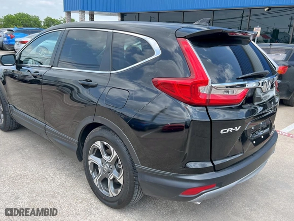 2018 Honda CR-V EX with VIN 5J6RW1H54JA009785, listed as a Copart auction lot 53711645 with 3,042 mi miles and Clean Title. Bid and sale history available at carsss.com. Image 3.