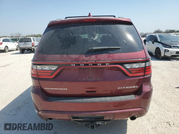 2018 Dodge Durango Citadel with VIN 1C4RDHEG1JC455861, listed as a Copart auction lot 76183274 with Not provided miles and Salvage title. Bid and sale history available at DreamBid. Image 6.