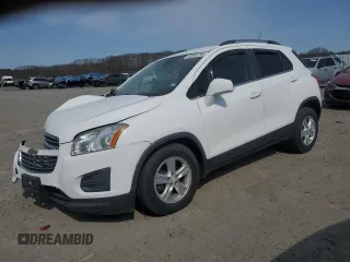 2016 Chevrolet Trax LT z VIN 3GNCJLSB3GL162347, wystawiony jako Copart lot #53844755 z przebiegiem 81 016 mil mil oraz Szkoda całkowita • Salvage title. Historia ofert i sprzedaży dostępna na DreamBid. Obrazek 1.