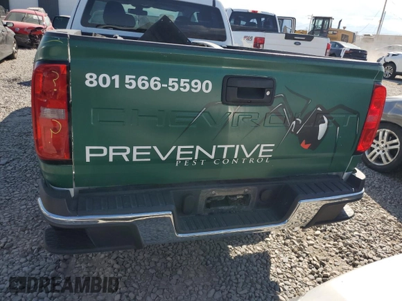 2021 Chevrolet Colorado 2WD Work Truck with VIN 1GCHSBEA0M1207692, listed as a Copart auction lot 71365804 with 64,382 mi miles and Salvage title. Bid and sale history available at DreamBid. Image 6.