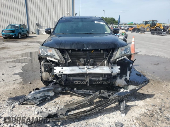 2019 Nissan Pathfinder SV z VIN 5N1DR2MN6KC588508, wystawiony jako Copart lot #53948375 z przebiegiem 148 239 mil mil oraz Szkoda całkowita • Salvage title. Historia ofert i sprzedaży dostępna na DreamBid. Obrazek 5.