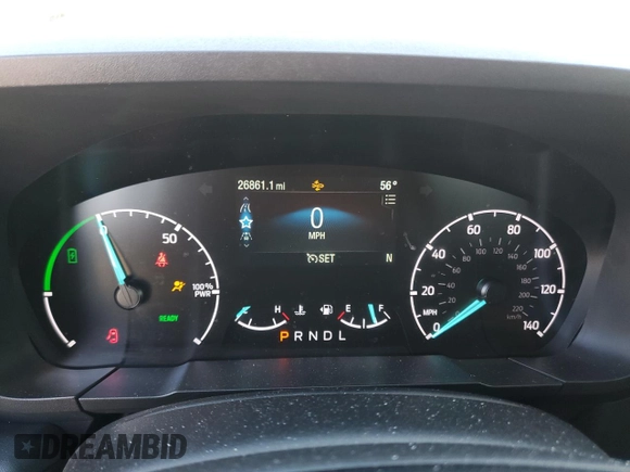 2023 Ford Maverick XL with VIN 3FTTW8E38PRA23176, listed as a Copart auction lot 48411795 with 26,861 mi miles and Non Repairable. Bid and sale history available at DreamBid. Image 9.