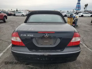 2008 Mercedes-Benz CLK 350 with VIN WDBTK56F28F250346, listed as a Copart auction lot 82059404 with 124,621 mi miles and Clean title. Bid and sale history available at DreamBid. Image 6.