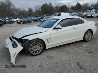 2014 BMW 4 Series 435i z VIN WBA3T3C5XEP737134, wystawiony jako Copart lot #44107955 z przebiegiem 53 637 mil mil oraz Szkody całkowita. Historia ofert i sprzedaży dostępna na DreamBid. Obrazek 1.
