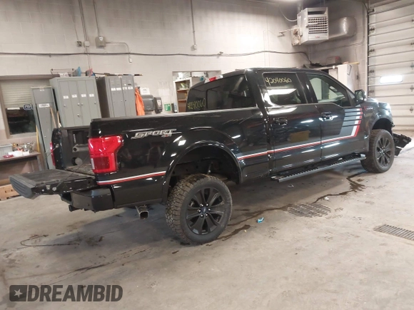 2019 Ford F-150 XL with VIN 1FTFW1E53KFC34426, listed as a IAAI auction lot 42040060 with 82,359 mi miles and . Bid and sale history available at carsss.com. Image 4.