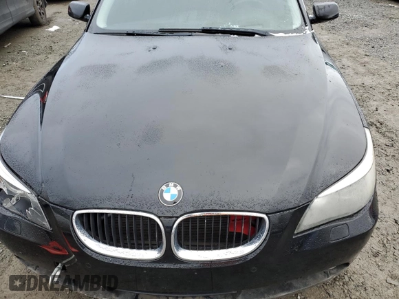 2005 BMW 5 Series 545i with VIN WBANB33555B088996, listed as a Copart auction lot 44745025 with Not Provided miles and Salvage Title. Bid and sale history available at carsss.com. Image 11.
