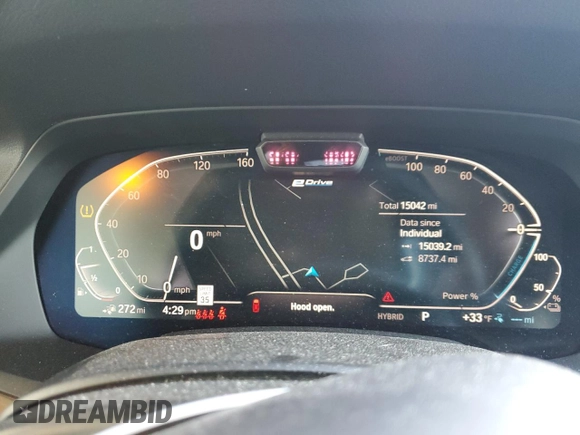 2023 BMW X5 xDrive45e with VIN 5UXTA6C08P9R64035, listed as a Copart auction lot 44251975 with 150,430 mi miles and Salvage title. Bid and sale history available at DreamBid. Image 9.