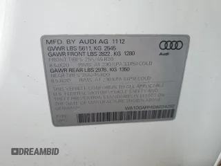 2013 Audi Q5 Premium Plus with VIN WA1DGAFP4DA034282, listed as a Copart auction lot 56157315 with Not provided miles and Salvage title. Bid and sale history available at DreamBid. Image 13.